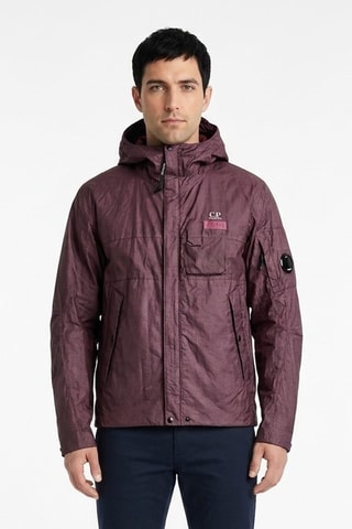 Chaqueta con capucha - Burdeos