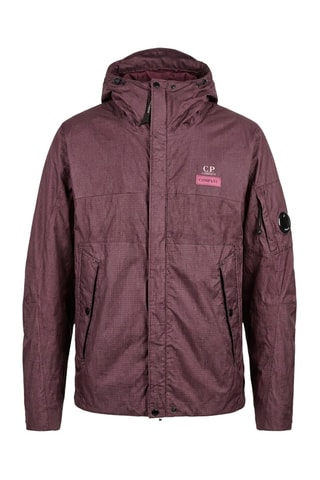 Chaqueta con capucha - Burdeos