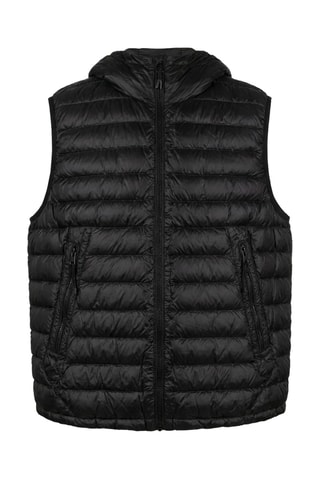 Chaleco con capucha - Negro
