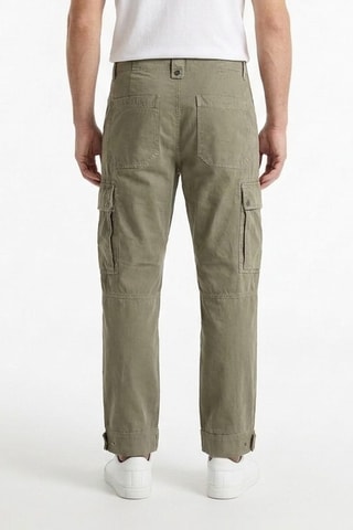 Pantalón cargo - Beige
