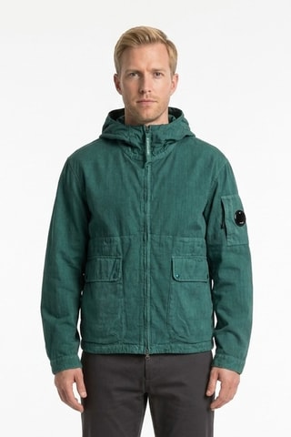 Chaqueta con capucha - Verde