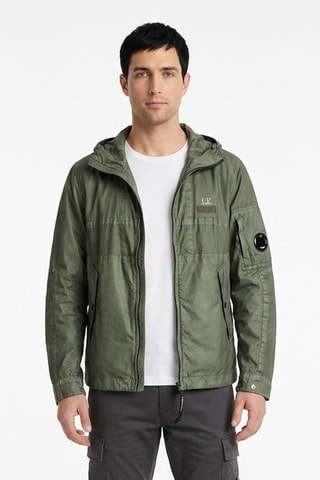 Chaqueta con capucha - Azul