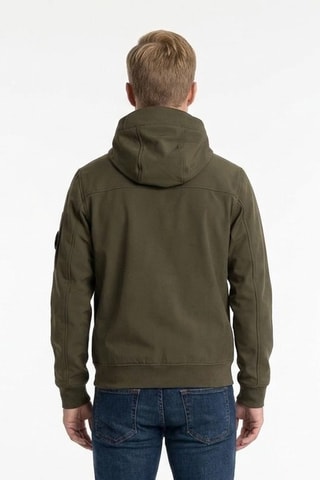 Chaqueta con capucha - Verde