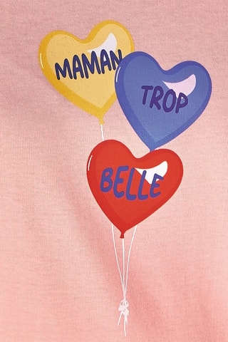 Pyjama  - Maman Trop Belle -  Rose et violet