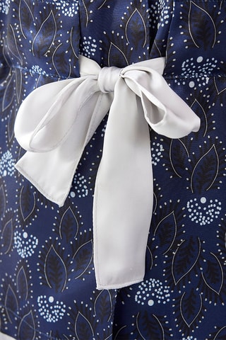 Chemise de pyjama Lune Scintillante - Bleu nuit