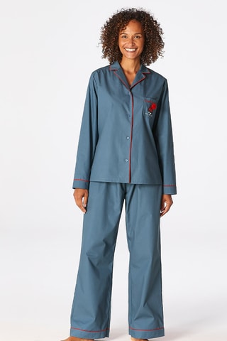 Chemise de pyjama Félin Filou - Bleu