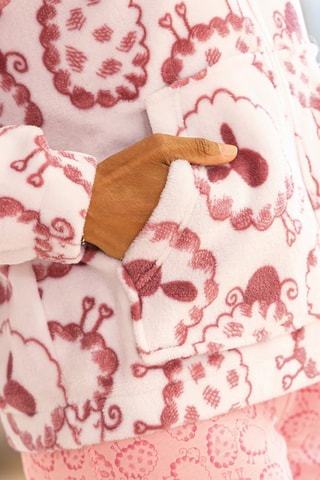Sweat à capuche Saute Moutons - Rose clair
