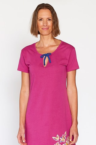 Chemise de nuit Echo de Sumatra - Fuchsia