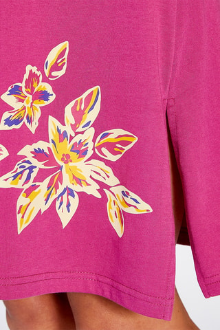 Chemise de nuit Echo de Sumatra - Fuchsia