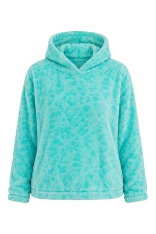 Sweat à capuche Hiver Douillet - Turquoise