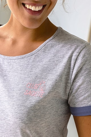 T-shirt Club Sagette - Gris
