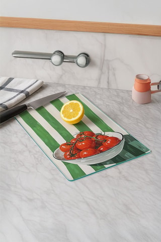 Planche à découper en verre trempé - 30 x 40 cm