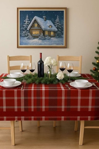 Nappe rectangulaire - 140 x 220 cm - Multicolore