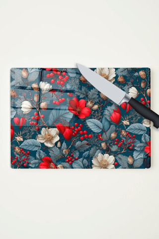 Planche à découper en verre trempé - 25 x 35 cm
