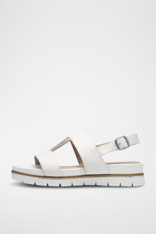 Sandali in pelle - Bianco