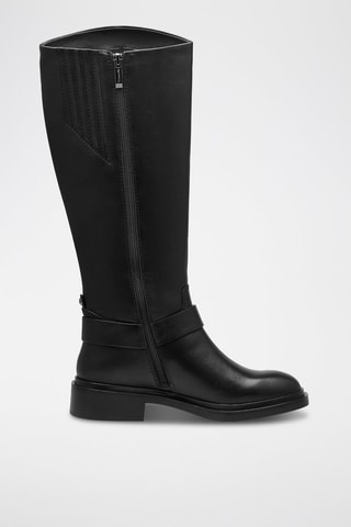 Stivali in pelle - Nero