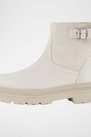 Stivaletti in pelle scamosciata - Beige