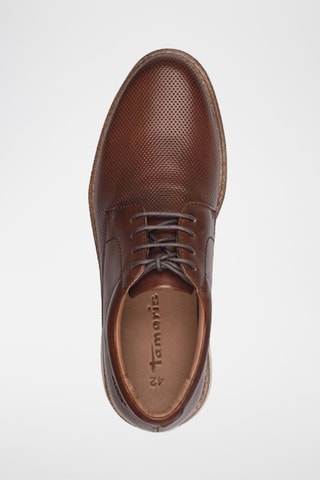 Stringate in pelle - Marrone