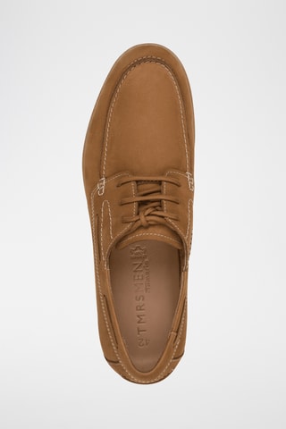 Scarpe da barca in pelle scamosciata - Beige