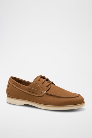 Scarpe da barca in pelle scamosciata - Beige