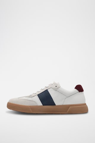 Sneakers in pelle - Bianco e navy