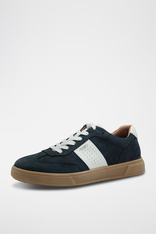 Sneakers in pelle scamosciata - Navy