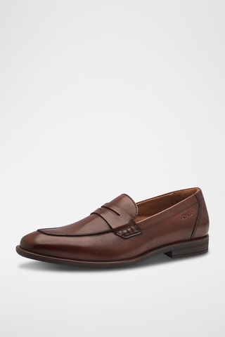 Mocassini in pelle - Marrone