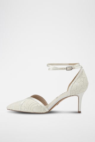 Décolleté in pizzo - Beige