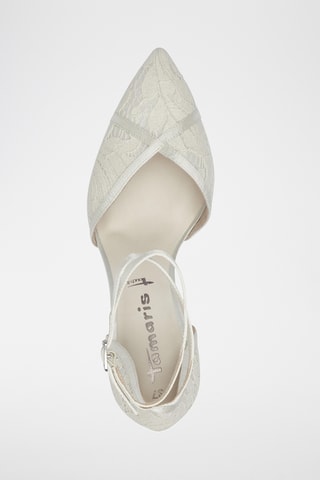 Décolleté in pizzo - Beige