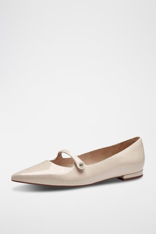 Ballerine in vernice - Beige