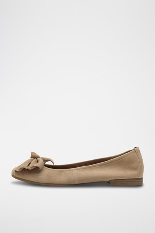 Ballerine in pelle scamosciata - Marrone