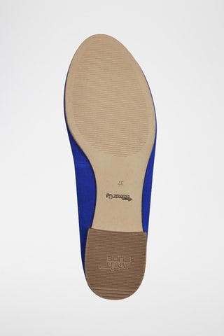 Ballerine in pelle scamosciata - Blu