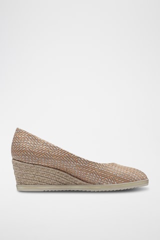 Ballerine con zeppa - Beige