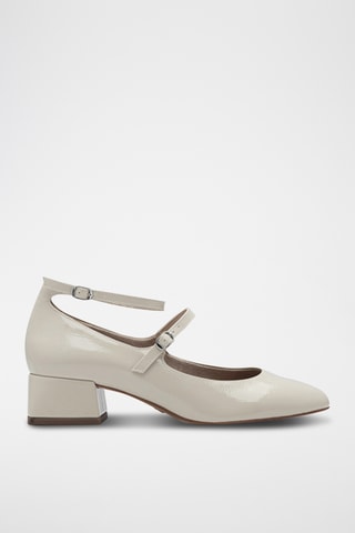 Scarpe baby con tacco in vernice - Rosso