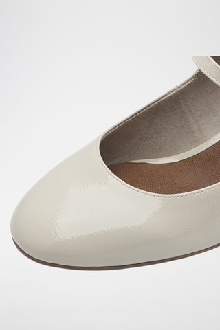 Scarpe baby con tacco in vernice - Rosso