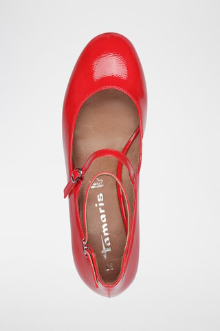 Scarpe baby con tacco in vernice - Rosso