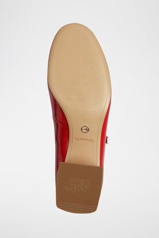 Scarpe baby con tacco in vernice - Rosso