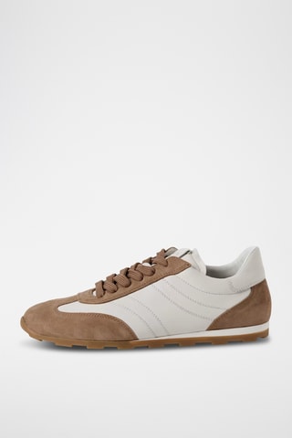 Sneakers in pelle - Marrone