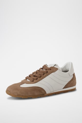 Sneakers in pelle - Marrone