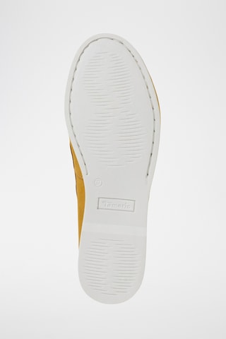 Scarpe da barca in pelle - Giallo