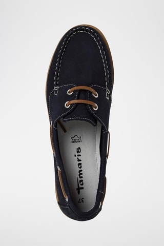 Scarpe da barca in pelle - Navy