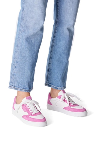 Sneakers in pelle - Rosa