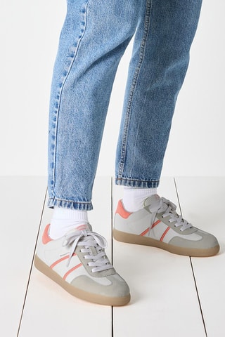 Baskets en cuir - Rose