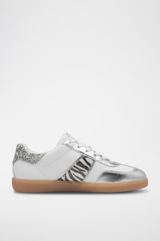 Sneakers in pelle - Bianco e nero
