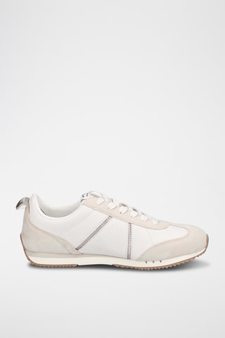 Sneakers in pelle - Beige