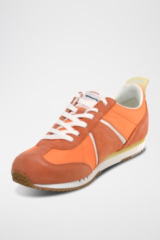 Baskets en cuir - Orange