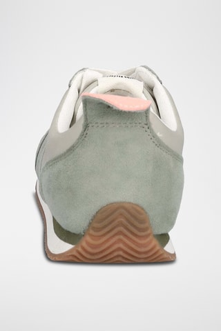 Sneakers in pelle - Verde salvia