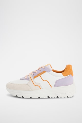 Sneakers in pelle - Arancione