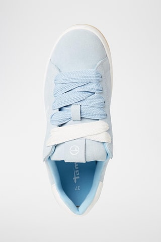 Baskets en nubuck - Bleu