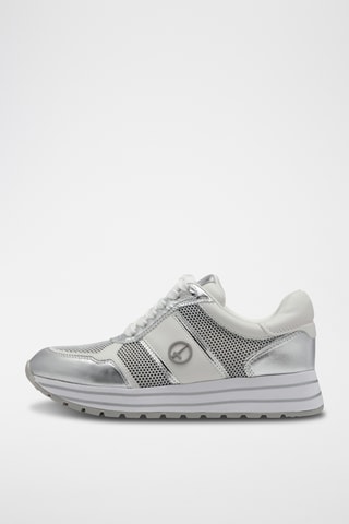 Sneakers platform - Argentato